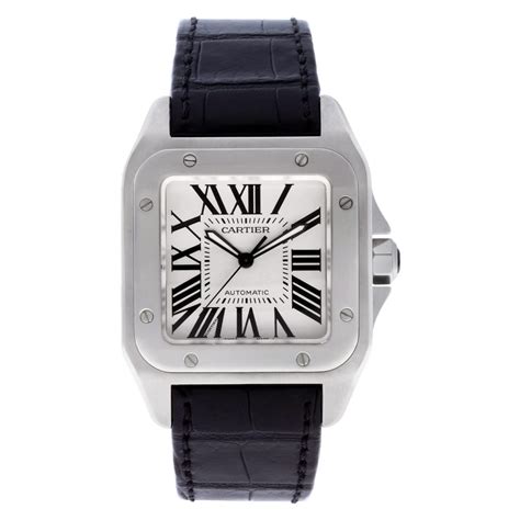 cartier watch mens automatic|cartier square watch for men.